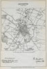 Leicester Parliamentary Borough. Belgrave. BOUNDARY COMMISSION. Jones 1885 map