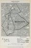 Newington Parliamentary Borough. London. Walworth. BOUNDARY COMMISSION 1885 map