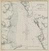 Waterford surveyed by Captn. Frazer. Proposed channel. Ireland 1859 old map