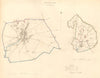ANDOVER borough/town plan. BOUNDARY COMMISSION. Hampshire. DAWSON 1837 old map