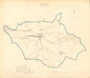 BODMIN borough/town plan. BOUNDARY COMMISSION. Cornwall. DAWSON 1837 old map