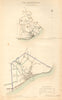 FOLKESTONE borough/town/city plan. BOUNDARY COMMISSION. Kent. DAWSON 1837 map