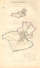 HAVERFORDWEST borough/town plan. BOUNDARY COMMISSION. Wales. DAWSON 1837 map