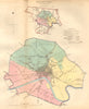 HEREFORD borough/town/city plan. BOUNDARY COMMISSION. DAWSON 1837 old map