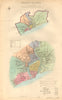 KINGSTON-UPON-HULL borough/town/city plan. BOUNDARY COMMISSION. DAWSON 1837 map