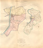 KINGSTON-UPON-THAMES borough/town/Manor plan BOUNDARY COMMISSION DAWSON 1837 map