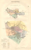 MACCLESFIELD borough/town plan. BOUNDARY COMMISSION. Cheshire. DAWSON 1837 map