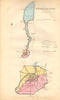 NEWPORT, ISLE OF WIGHT borough/town plan. BOUNDARY COMMISSION. DAWSON 1837 map