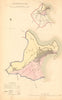 SCARBOROUGH borough/town plan. BOUNDARY COMMISSION. Yorkshire. DAWSON 1837 map