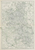 BUCKINGHAMSHIRE. Showing Parliamentary divisions,boroughs & parks.BACON 1913 map