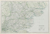 ESSEX. Showing Parliamentary divisions, boroughs & parks. BACON 1913 old map
