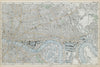 LONDON City East End Southwark Bethnal Green Docks Shoreditch. BACON  1906 map