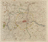 A new and correct map of the countries… 20 miles round London. THORNTON 1784