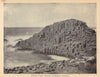 Honey comb, Giant's Causeway, Antrim. Ireland 1905 old antique print picture