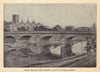 West Bridge and Father Daly's Chapel, Galway. Ireland 1905 old antique print