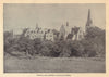 Church and Convent, kenmare, Kerry. Ireland 1905 old antique print picture
