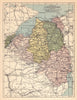 COUNTY LONDONDERRY antique map. Ulster. Northern Ireland. JOYCE 1905 old