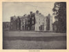 Slane Castle, Meath. Ireland 1905 old antique vintage print picture