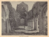 Boyle Abbey, Roscommon. Ireland 1905 old antique vintage print picture
