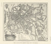 A new & correct plan of the City of Bath c1800. Wright. Facsimile copy 1930 map