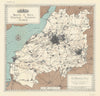 Dot Population Plan. Bristol & Bath Regional Plan. ABERCROMBIE 1930 old map