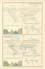 World zoological animal bird plant distribution tea sugar coffee cotton 1854 map