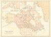 Canadian Arctic Archipelago. British America. Canada. Russian Alaska 1854 map