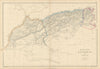 Marocco, Algeria and Tunis by Edward Weller. Morocco Maghreb 1860 old map