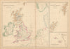 British Islands & North Sea. Orkney, Shetland & Channel Isles. Weller 1860 map