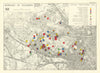 Willesden Borough. Schools development plan. Kensal Kilburn Neasden 1950 map