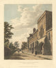 Winchester College Entrance & Warden’s House. Outer Court Gate. Ackermann 1816