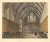 Hall of Eton College. Dining Hall. Ackermann's schools 1816 old antique print