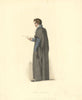 Eton College Scholar. Ackermann's schools 1816 old antique print picture