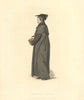 Westminster Scholar. Westminster School. Ackermann's schools 1816 old print