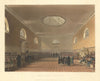 Charter House School Room. Charterhouse School. Ackermann's schools 1816 print