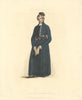 A Scholar of Christ's Hospital School. Ackermann's schools 1816 old print