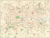 London Transport Central Bus Routes Map. L.P.T.B. / Mansfield 1934 (1936)