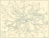 London Transport Green Line Coach System Map. L.P.T.B. / Mansfield 1936 (1937)