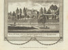 Garrick's Villa & Temple of Shakespeare, Hampton Court Road. WALPOOLE 1794
