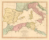 'Expeditio Hannibalis Poenorum Ducis'. WILKINSON. Western Mediterranean 1822 map