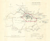DORCHESTER town/borough plan. REFORM ACT. Charminster. Dorset. DAWSON 1832 map