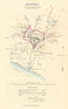 BRIDPORT town/borough plan. REFORM ACT. Bradpole. Dorset. DAWSON 1832 old map