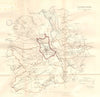 LEOMINSTER town/borough plan. REFORM ACT. Herefordshire. DAWSON 1832 old map