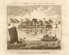 A Chinese floating town. China. MIDDLETON 1779 old antique print picture