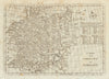 A new and correct map of Germany. BOWEN 1789 old antique plan chart