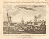 The port & magazine of Rochefort, Aunis. Charente-Maritime. BANKES 1789 print
