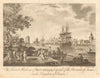 The town & harbour of La Rochelle, Aunis. Charente-Maritime. BANKES 1789 print