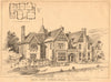 Holme Tower, Penarth, Wales - Edwin J. Jones, Architect. Ground floor plan 1901