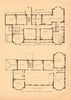 High School for girls, Clapham. Ground floor & first floor plan. London 1902