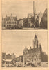 Middelburg, Holland. Netherlands 1902 old antique vintage print picture